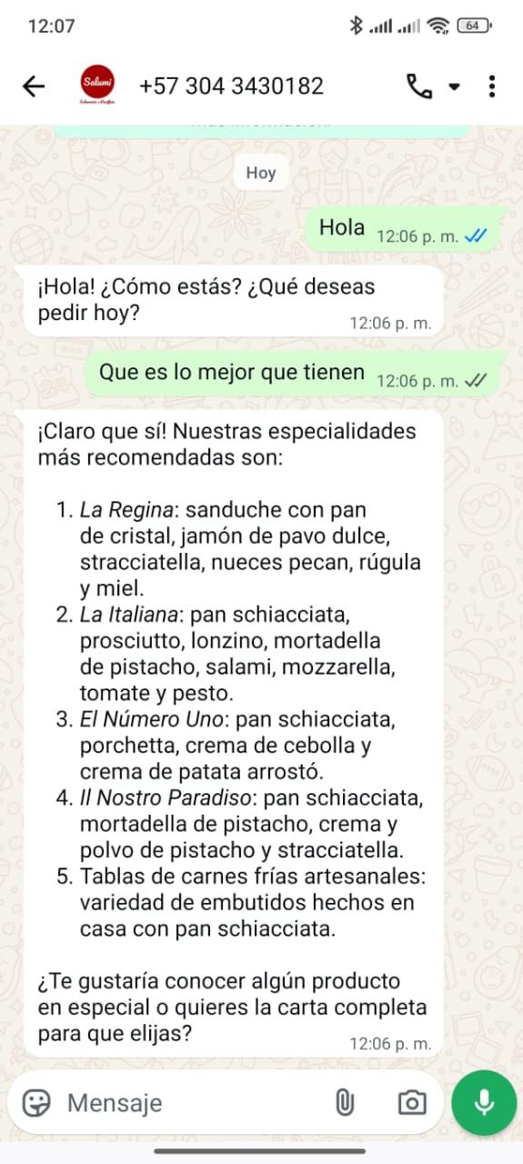 Demo de Salumi - Asistente IA